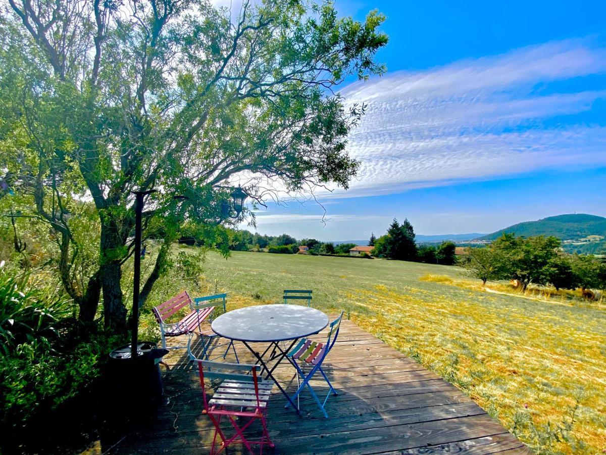La Colline Seive Villa Boulieu-les-Annonay Exteriör bild